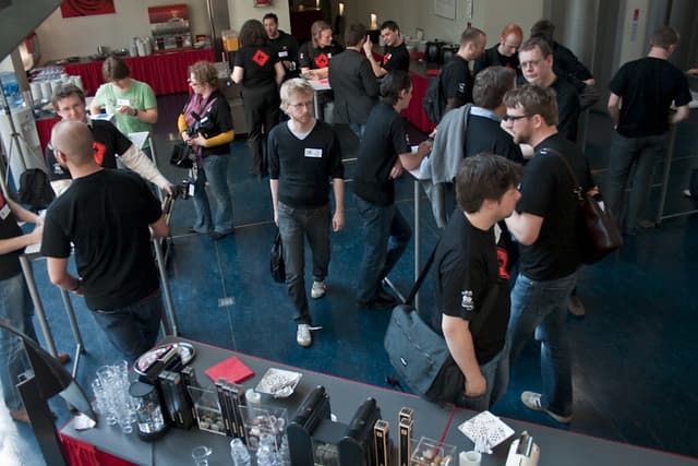 BarCamp Antwerp crowd