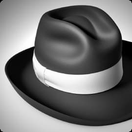 Fedora hat generated with Stable Diffusion