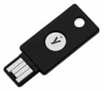 Standard sized Yubikey security key